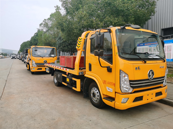 國(guó)六陜汽德龍K3000藍(lán)牌清障車